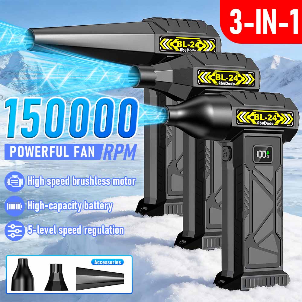 Leaf Blower Cordless - Brushless Cordless Garden Air Blower 150000RPM