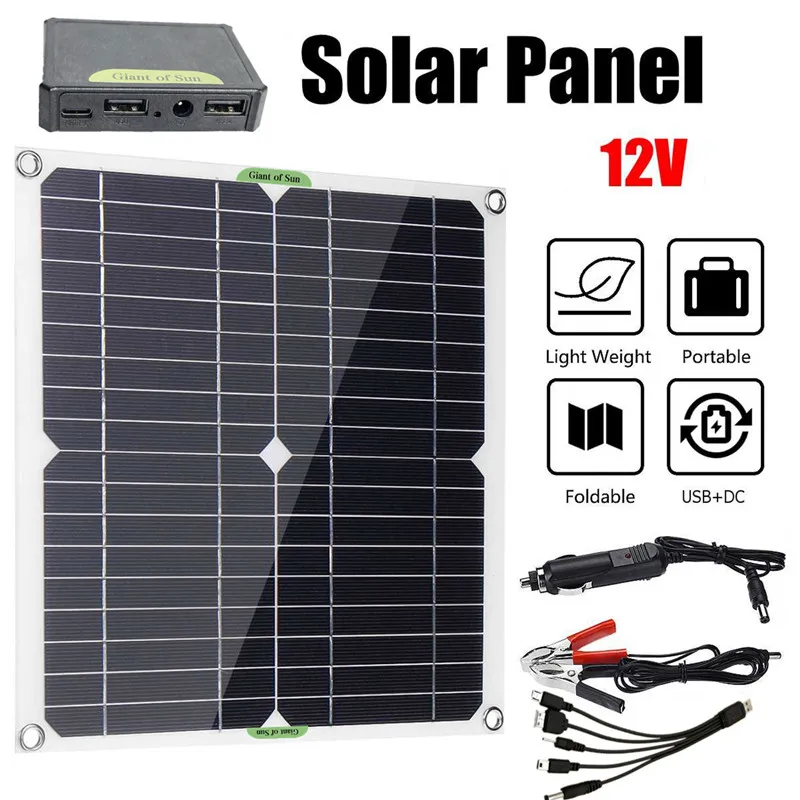 200W Solar Power System Set Du - Outdoor Usb Power Outlet recension och pris