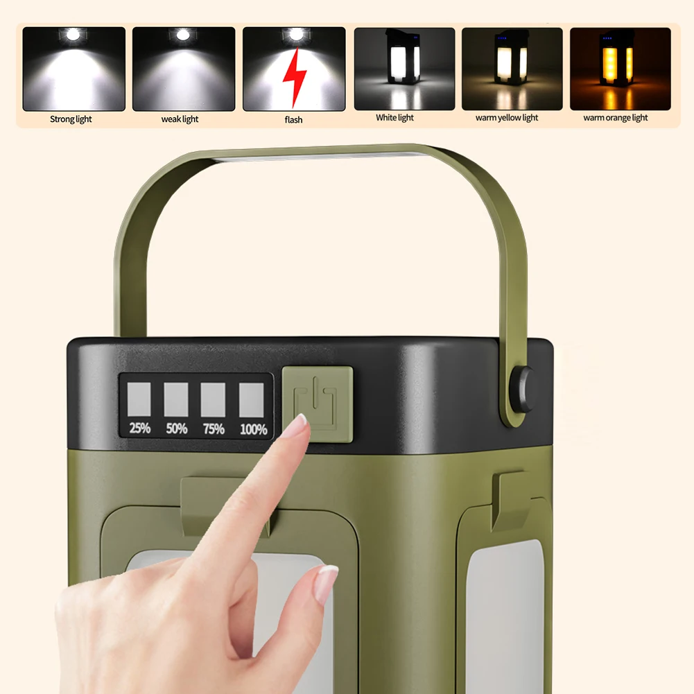 Solar Outdoor Portable Camping - Outdoor Power For Lights recension och pris