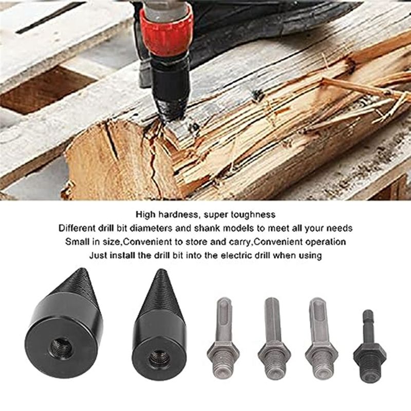A77K Pack of 6 Log Splitter Bi - Log Splitter Electric recension och pris