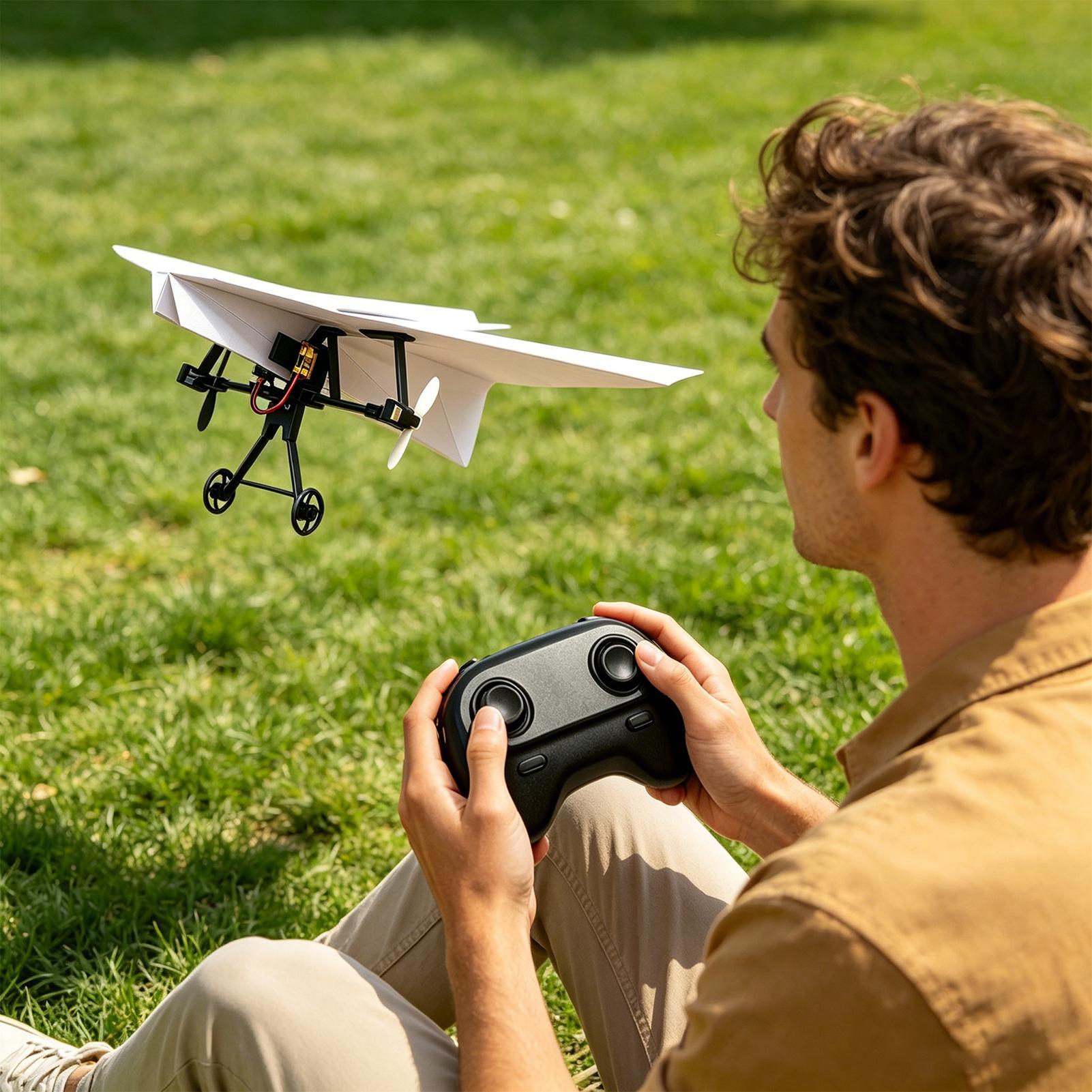 RC Paper Airplane Kit Remote C - Outdoor Power Usa recension och pris