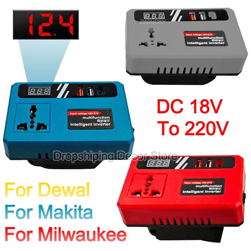 Power Inverter DC 18V To 220V  - Outdoor Power Usa recension och pris