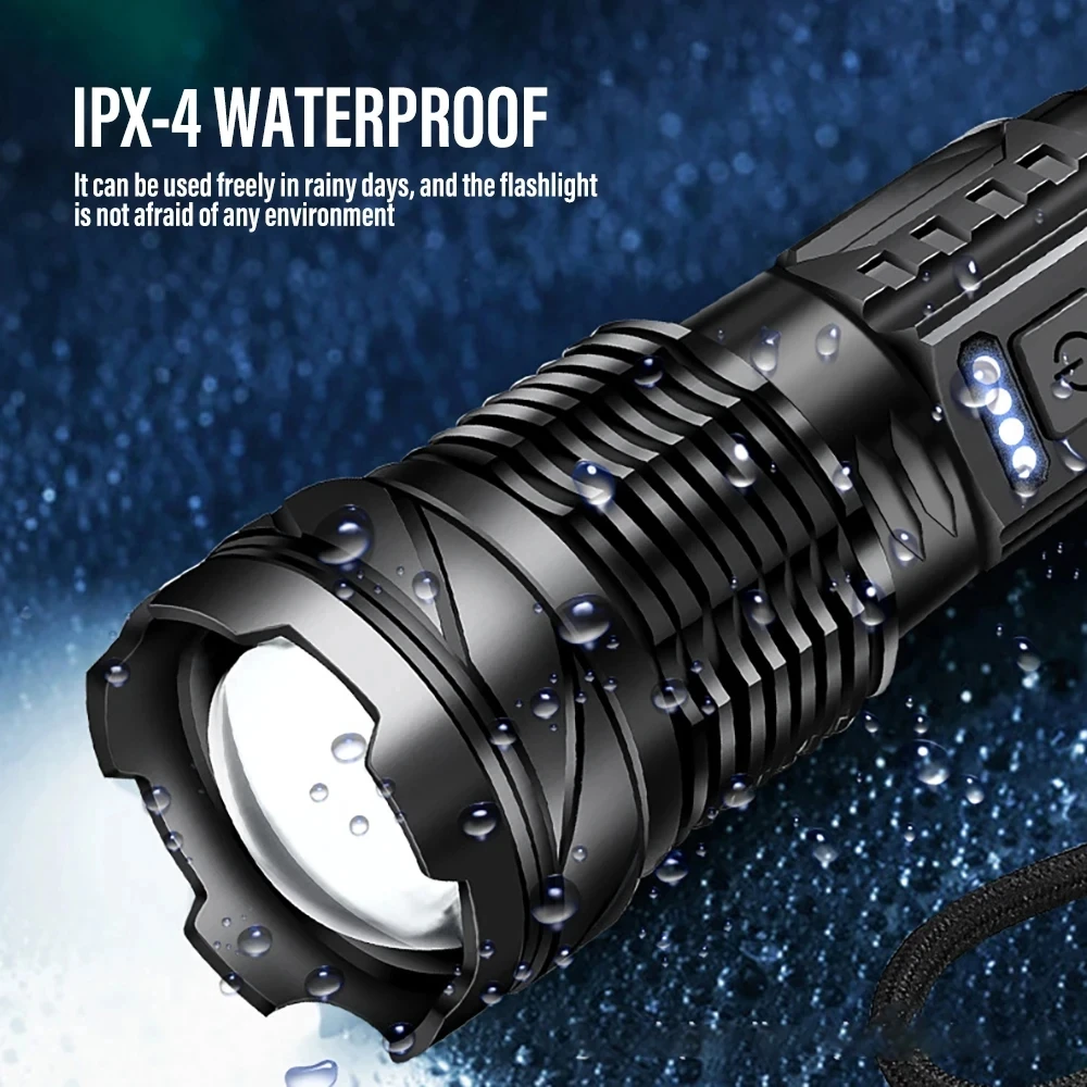 Powerful LED Flashlight Rechar - Outdoor Power For Lights recension och pris