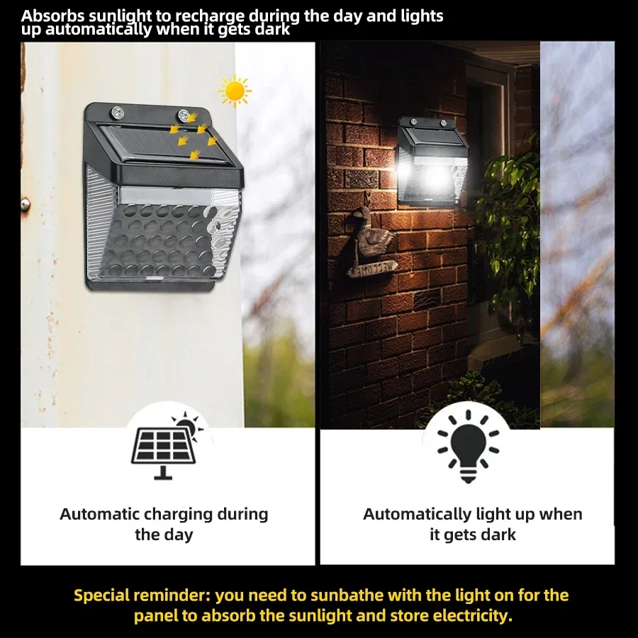 LED Solar Light PIR Motion Sen - Outdoor Power For Lights recension och pris