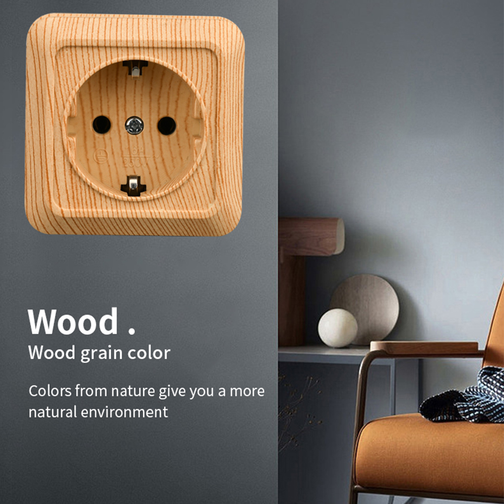 WESA Wood Wall Surface Socket  - Outdoor Power Usa recension och pris