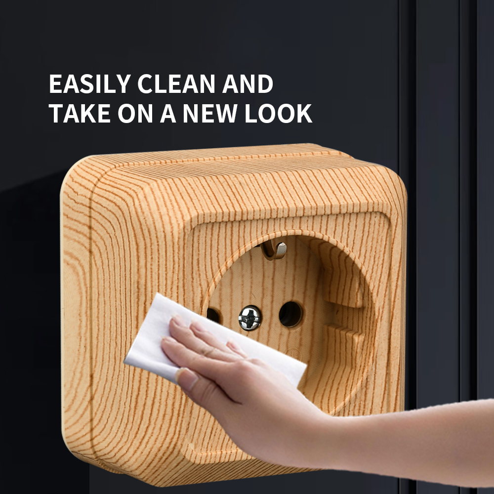 WESA Wood Wall Surface Socket  - Outdoor Power Usa recension och pris