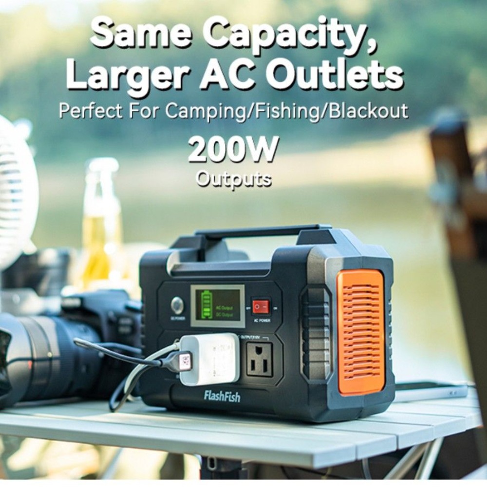 200W Portable Power Station,Fl - Outdoor Usb Power Outlet recension och pris