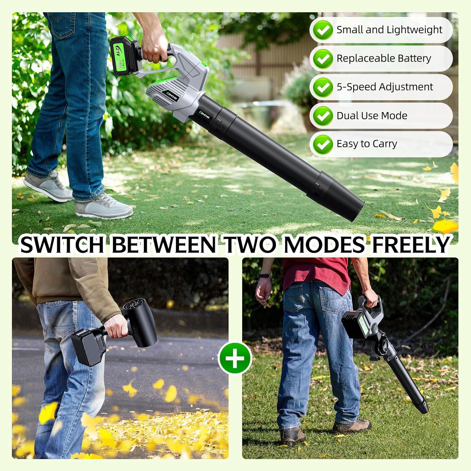 Cordless Electric Leaf Blower  - Leaf Blower Cordless recension och pris