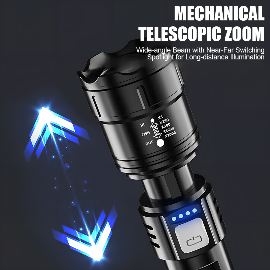High Power P50 LED Flashlight  - Outdoor Power For Lights recension och pris