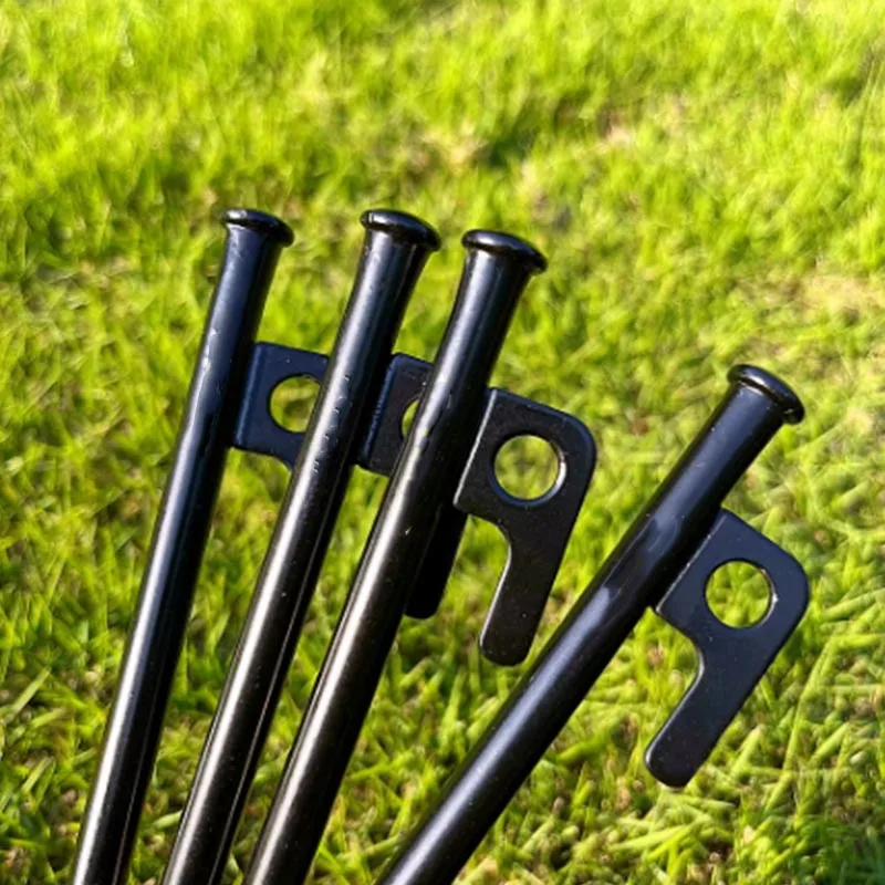 4Pcs Heavy Duty Steel Tent Peg - Outdoor Power Stake recension och pris