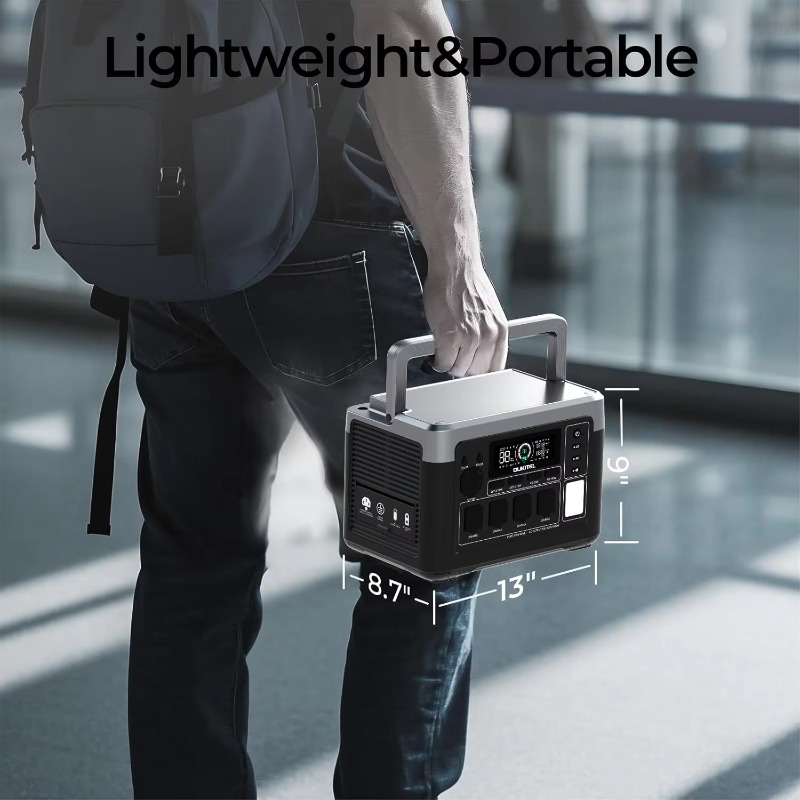 EU USA Warehouse 1800W 1024Wh  - Outdoor Power Usa recension och pris
