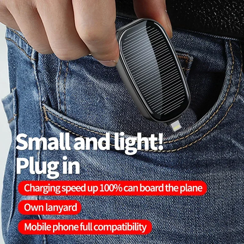 1200mAh Solar Mini Power Bank  - Outdoor Usb Power Outlet recension och pris