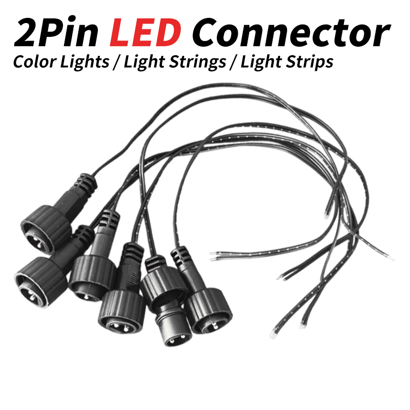 2Pin LED Connector with 25cm W - Outdoor Power Extension Cord recension och pris