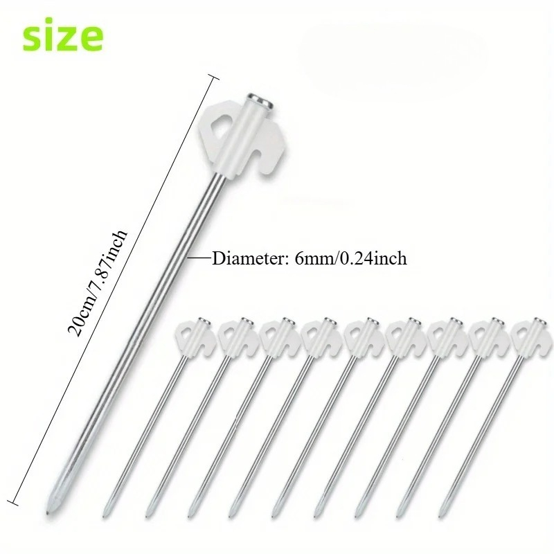 Luminous Tent Pegs Glow in Dar - Outdoor Power Stake recension och pris