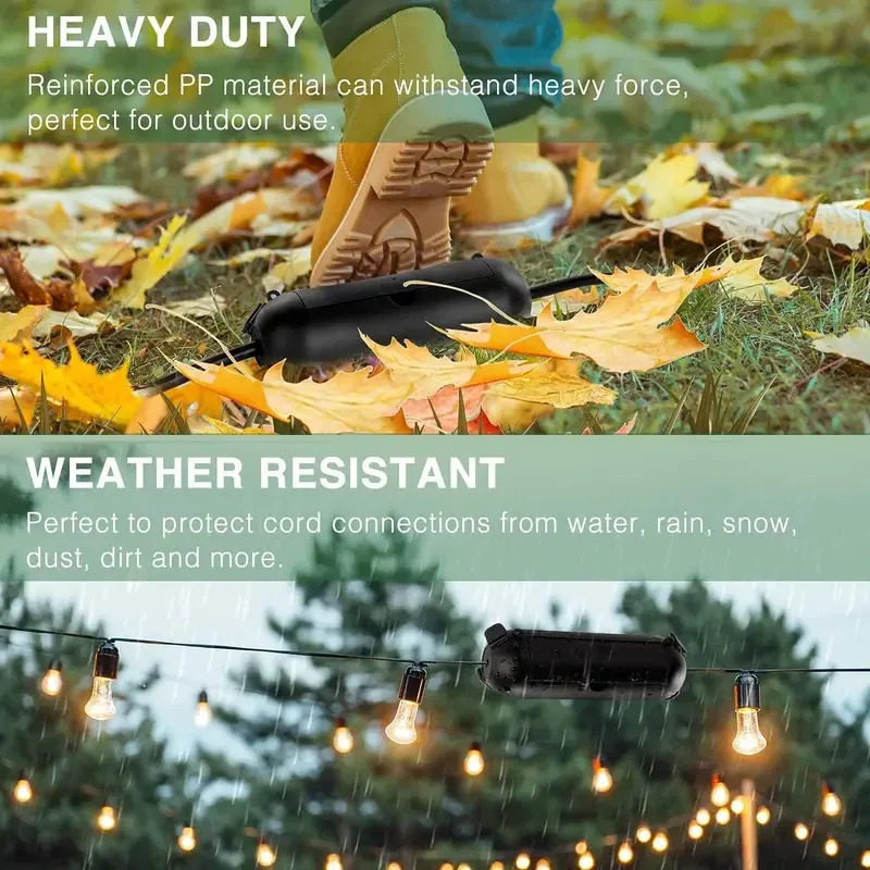 1/3pcs Outdoor Extension Cable - Outdoor Power Strip With Cover recension och pris