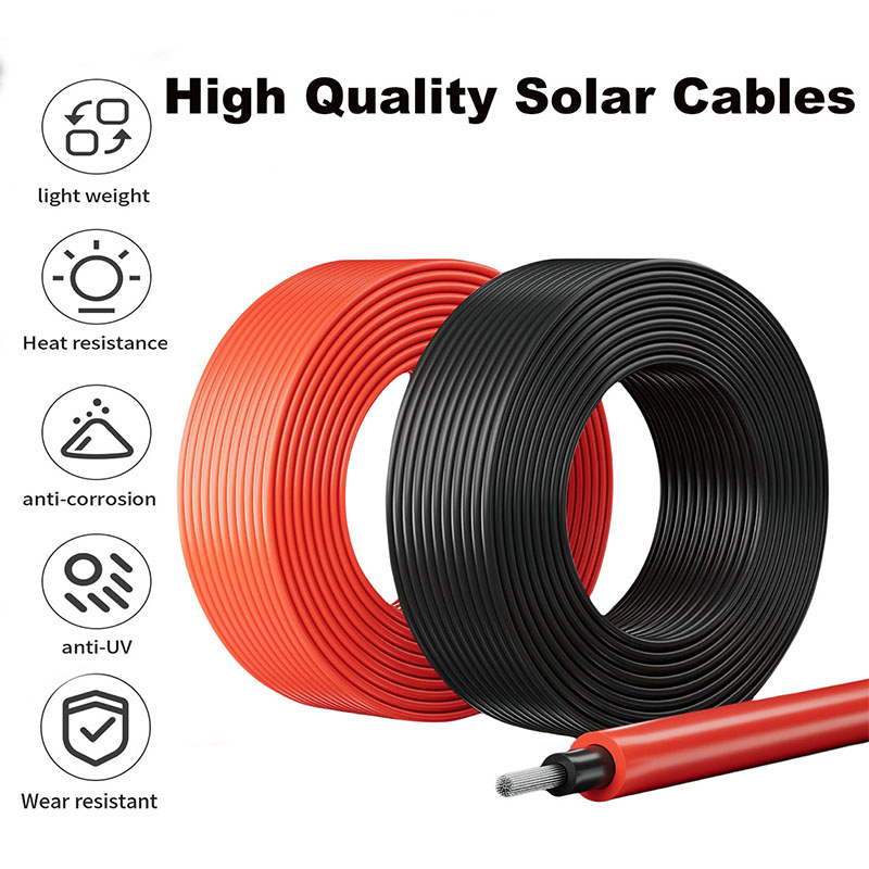 Solar Panel Wire 16/14/12/10aw - Outdoor Power Extension Cord recension och pris