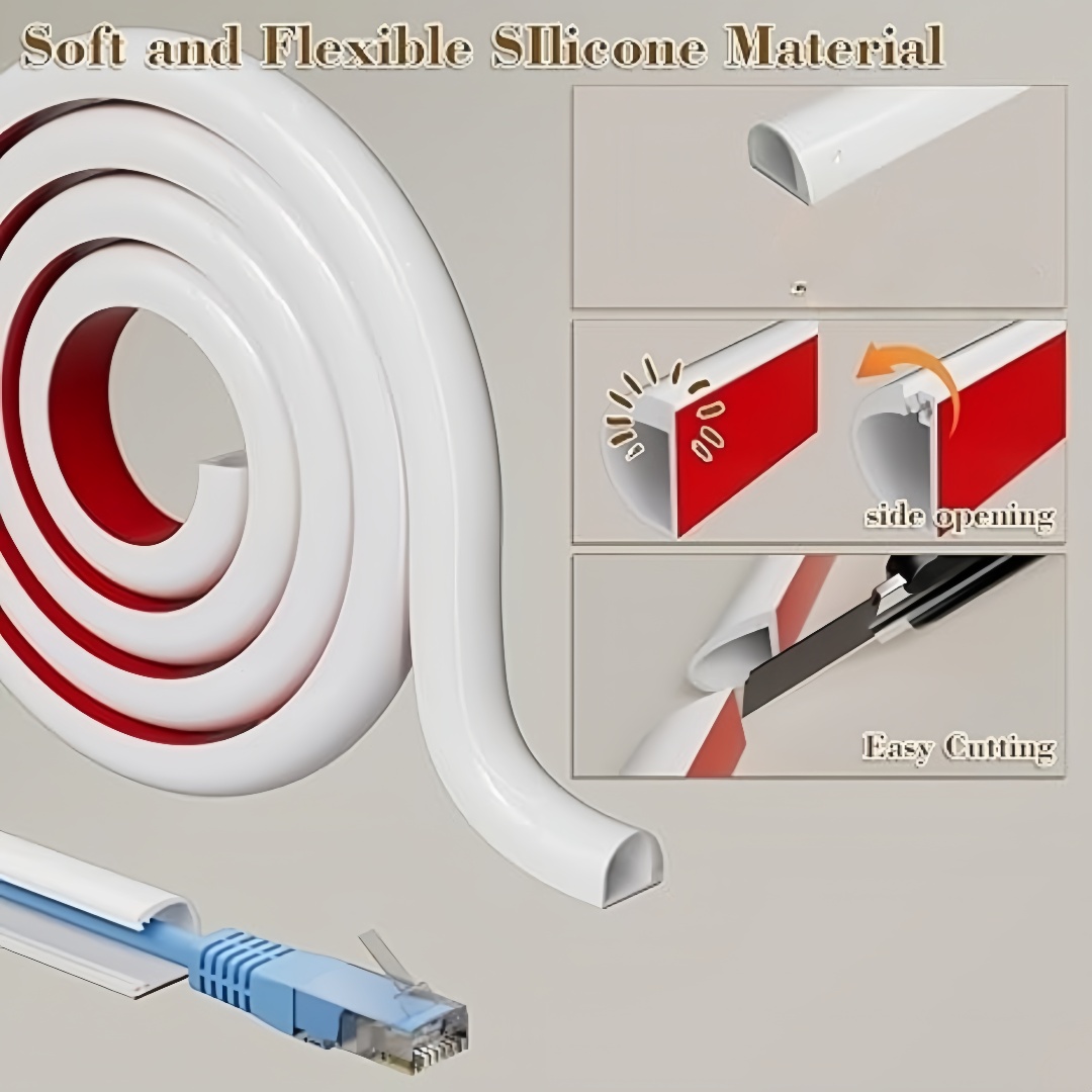  1PC  Arc Anti-extrusion Floo - Outdoor Power Extension Cord recension och pris